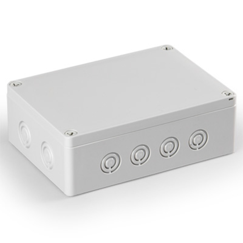 SPCM131806G Ensto Cubo S Polycarbonate 125 x 175 x 60mmD Enclosure IP66/67 Metric Knock-outs