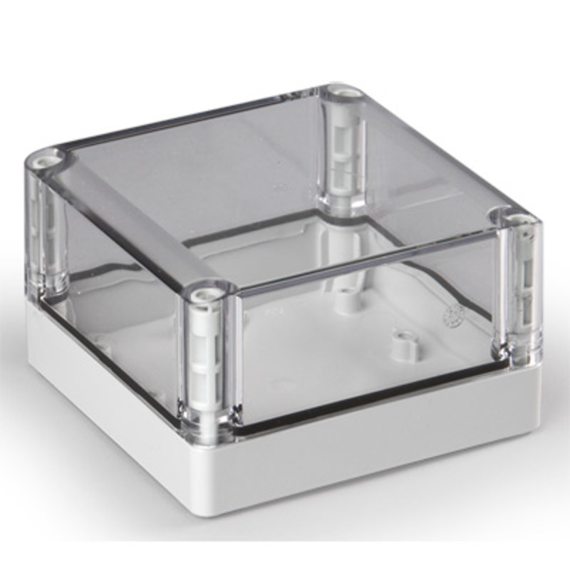 SABP131308LT Ensto Cubo S ABS 125 x 125 x 75mmD Enclosure Clear Lid IP66/67