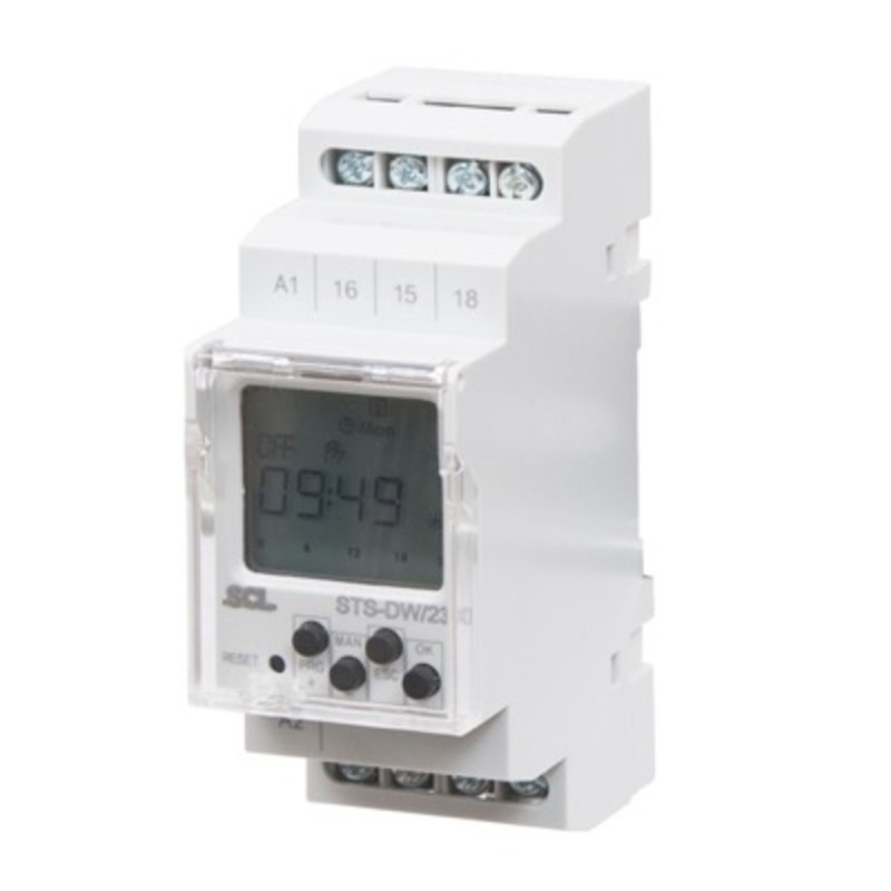 STS-DW Digital Time Switch 1 Channel 12V-240VAC/DC